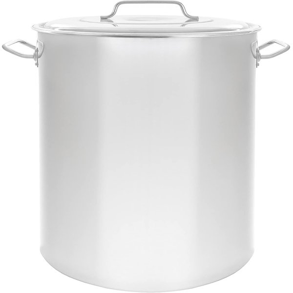 Concord Stainless Steel Brew Kettle w/ Domed Lid, 50 Quart S4039S